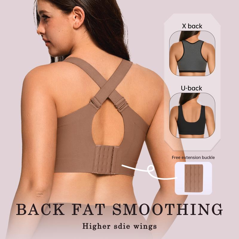 Full coverage wireless bra